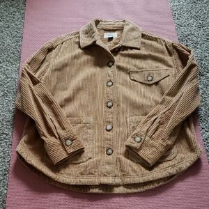 American Eagle Shacket Tan Never Worn